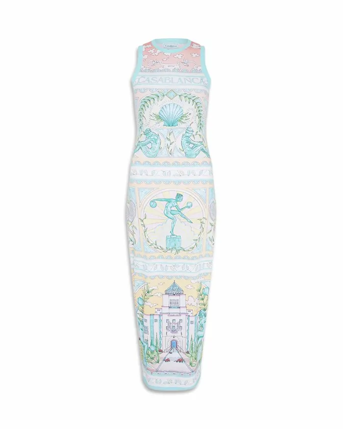 Casablanca Paris Dresses Vase Midi Dress 8211 Women