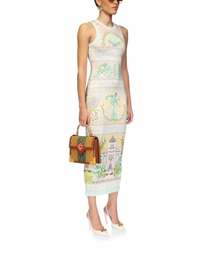 Casablanca Paris Dresses Vase Midi Dress 8211 Women