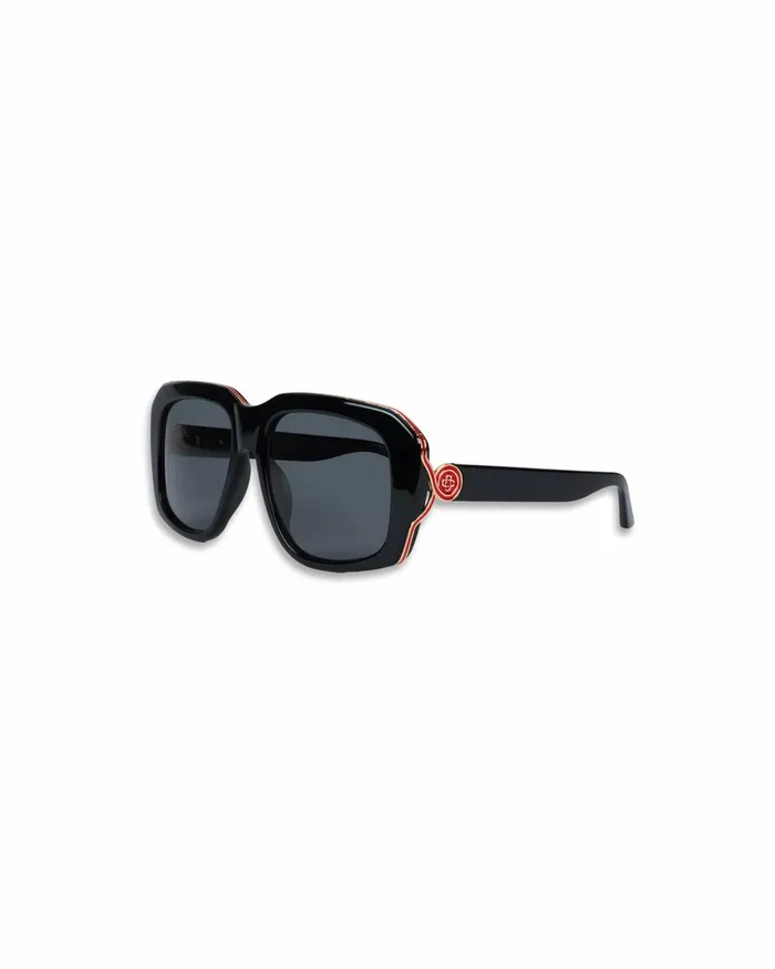 Casablanca Paris Eyewear Black and Red The Casino Sunglasses 8211 MenWomen