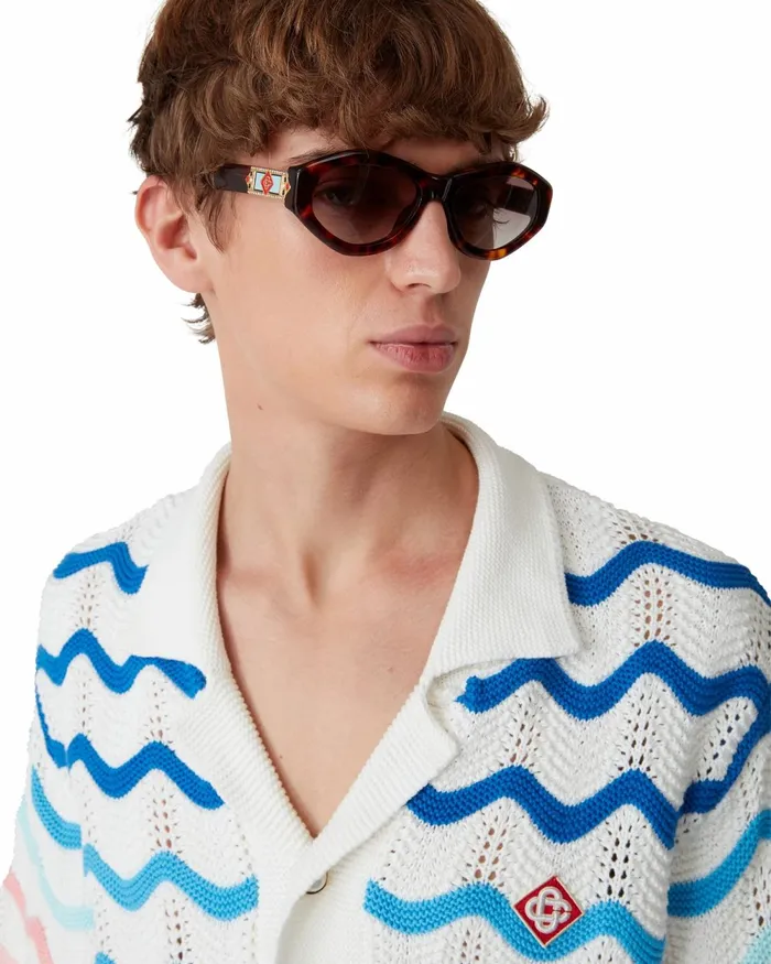 Casablanca Paris Eyewear Black The Classic Metope Sunglasses 8211 MenWomen Casablanca Paris Eyewear Black The Classic Metope Sunglasses 8211 MenWomen