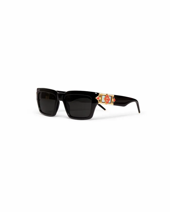Casablanca Paris Eyewear Black The Square Metope Sunglasses 8211 MenWomen