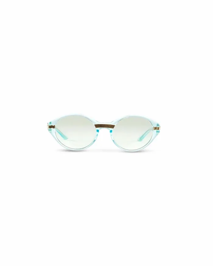 Casablanca Paris Eyewear Cannes Gold and Light Green Sunglasses 8211 MenWomen Casablanca Paris Eyewear Cannes Gold and Light Green Sunglasses 8211 MenWomen