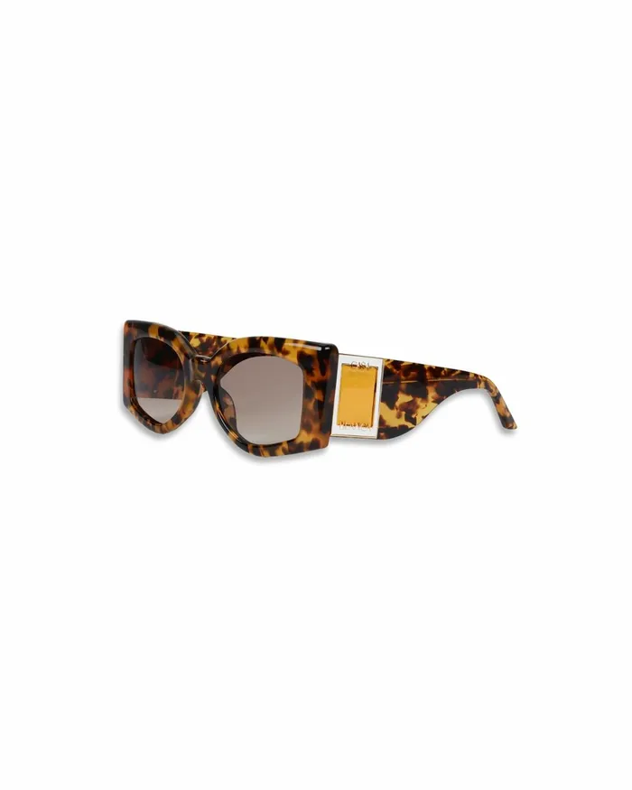Casablanca Paris Eyewear Casa Magazine Gold and Brown Sunglasses 8211 MenWomen Casablanca Paris Eyewear Casa Magazine Gold and Brown Sunglasses 8211 MenWomen