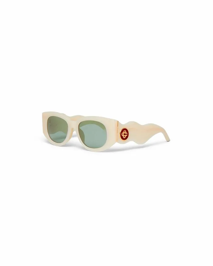 Casablanca Paris Eyewear Cream The Memphis Sunglasses 8211 MenWomen
