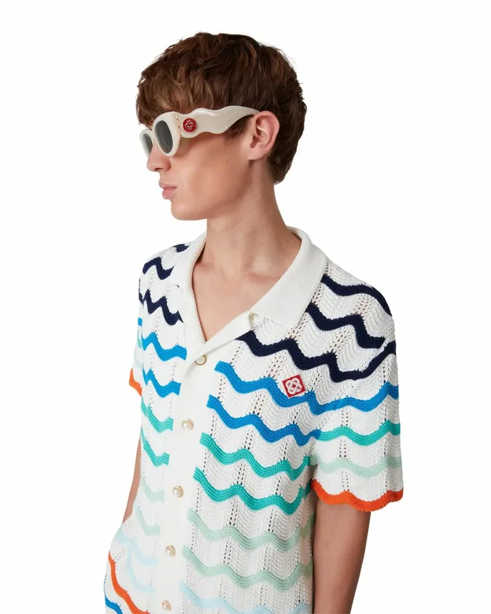 Casablanca Paris Eyewear Cream The Memphis Sunglasses 8211 MenWomen Casablanca Paris Eyewear Cream The Memphis Sunglasses 8211 MenWomen