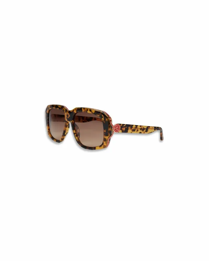 Casablanca Paris Eyewear Gold and Brown The Casino Sunglasses 8211 MenWomen