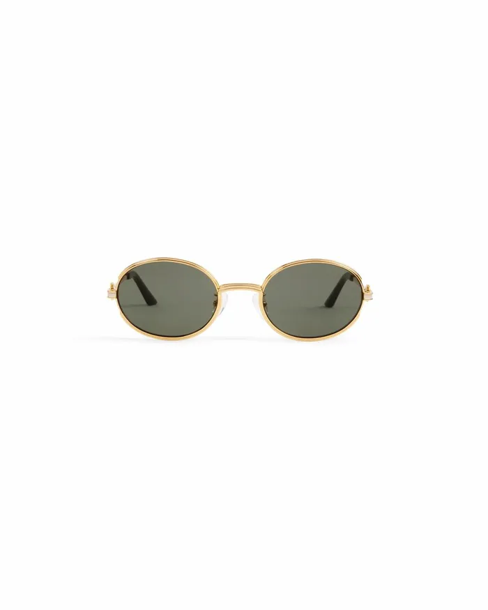 Casablanca Paris Eyewear Green and Gold The Hero Sunglasses 8211 MenWomen Casablanca Paris Eyewear Green and Gold The Hero Sunglasses 8211 MenWomen