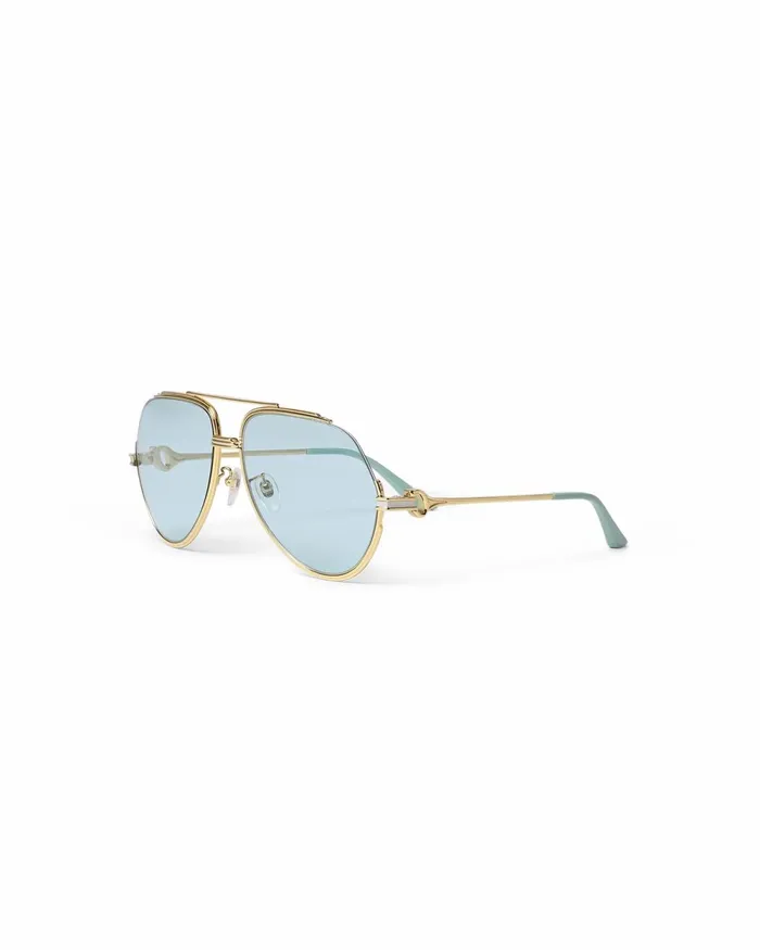 Casablanca Paris Eyewear Midnight and Gold The Albn Sunglasses 8211 MenWomen