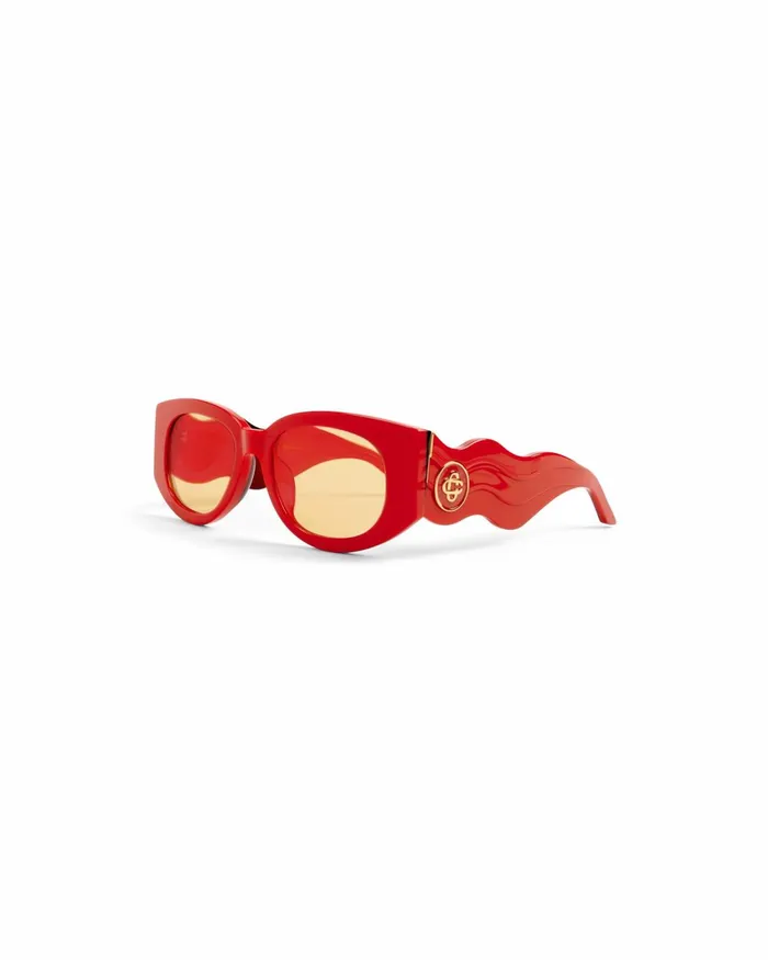 Casablanca Paris Eyewear Red The Memphis Sunglasses 8211 MenWomen