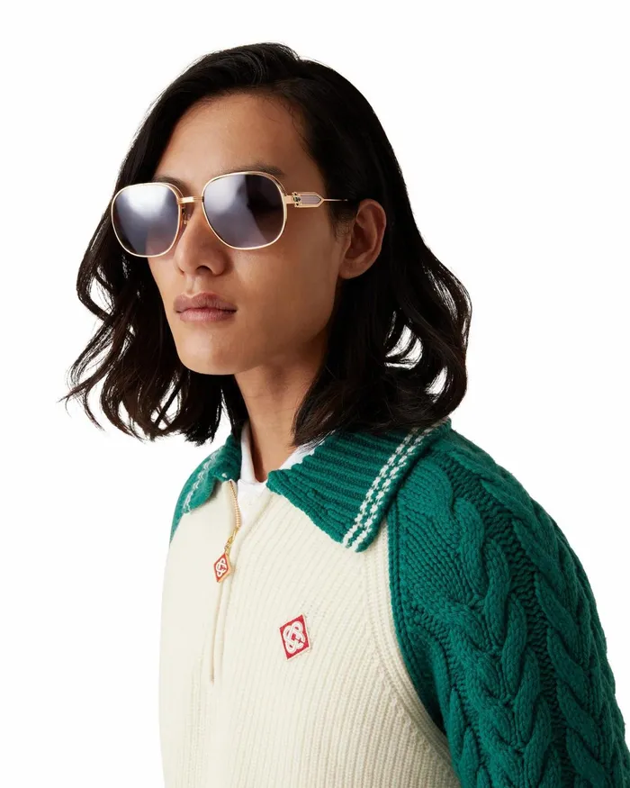 Casablanca Paris Eyewear Silver The Vermont Sunglasses 8211 MenWomen
