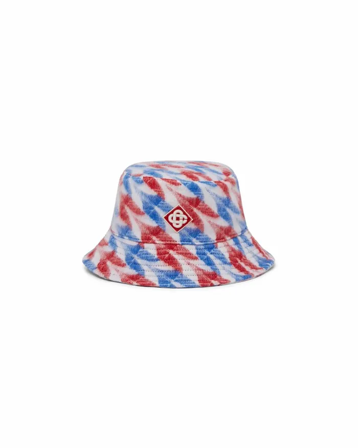 Casablanca Paris Hats Aviation Houndstooth Bucket Hat 8211 MenWomen