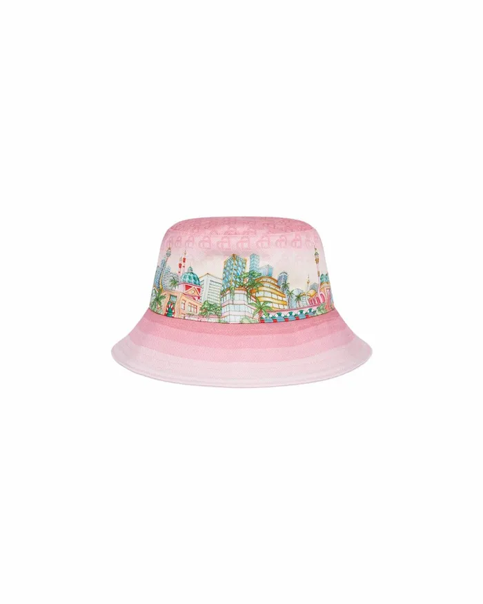Casablanca Paris Hats Morning City View Denim Bucket Hat 8211 MenWomen