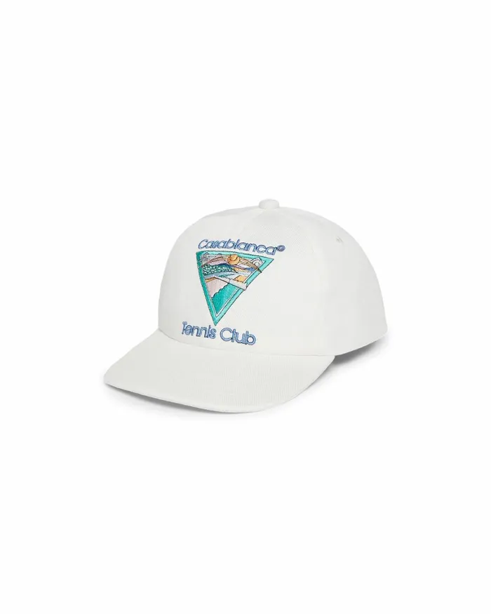 Casablanca Paris Hats OffWhite Tennis Club Icon Cap 8211 MenWomen