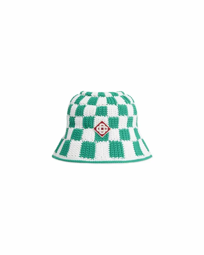 Casablanca Paris Hats Scuba Square Crochet Hat 8211 MenWomen