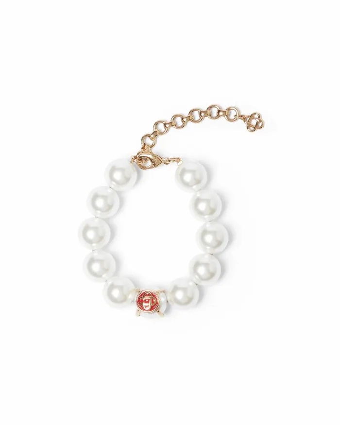 Casablanca Paris Jewellery Caged Pearl Bracelet 8211 MenWomen
