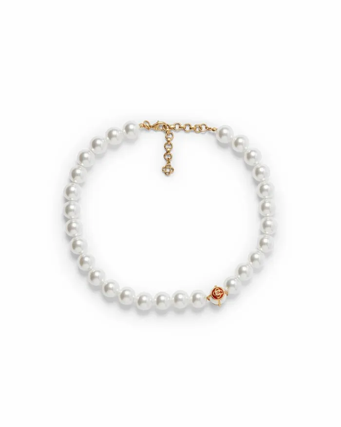 Casablanca Paris Jewellery Caged Pearl Necklace 8211 MenWomen