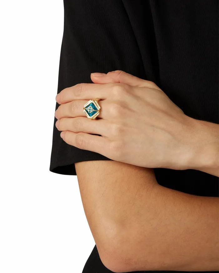 Casablanca Paris Jewellery Cameo Column Ring 8211 MenWomen
