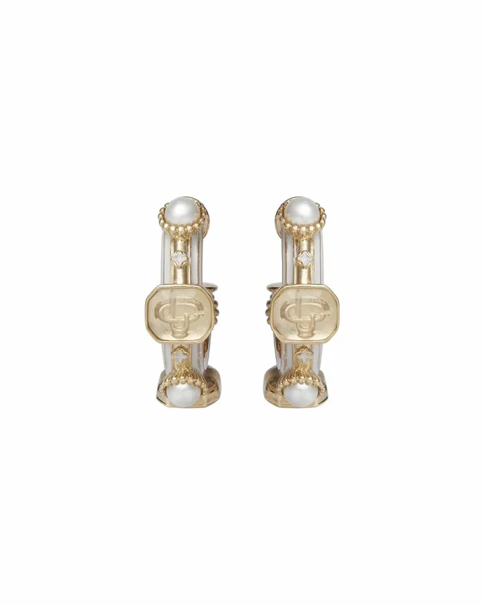 Casablanca Paris Jewellery Gradient Hoop Earrings 8211 MenWomen