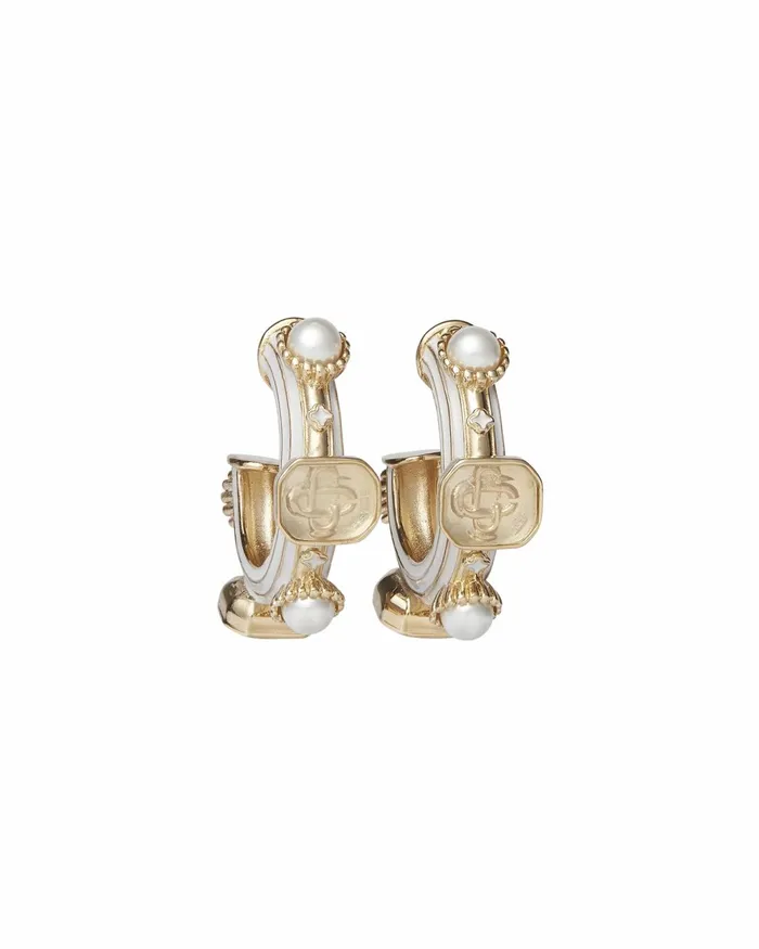 Casablanca Paris Jewellery Gradient Hoop Earrings 8211 MenWomen Casablanca Paris Jewellery Gradient Hoop Earrings 8211 MenWomen