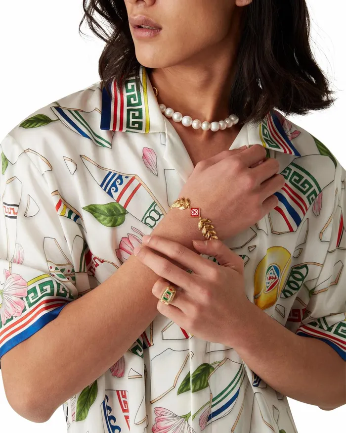 Casablanca Paris Jewellery Laurel Leaf Bracelet 8211 MenWomen Casablanca Paris Jewellery Laurel Leaf Bracelet 8211 MenWomen