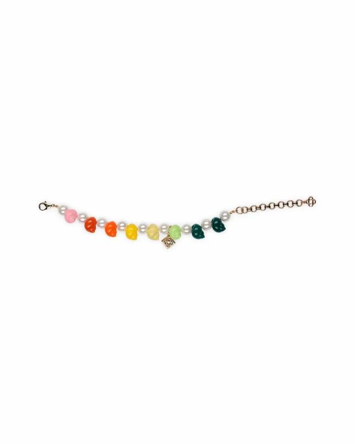 Casablanca Paris Jewellery Shell and Pearl Bracelet 8211 MenWomen