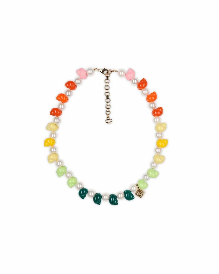 Casablanca Paris Jewellery Shell and Pearl Necklace 8211 MenWomen