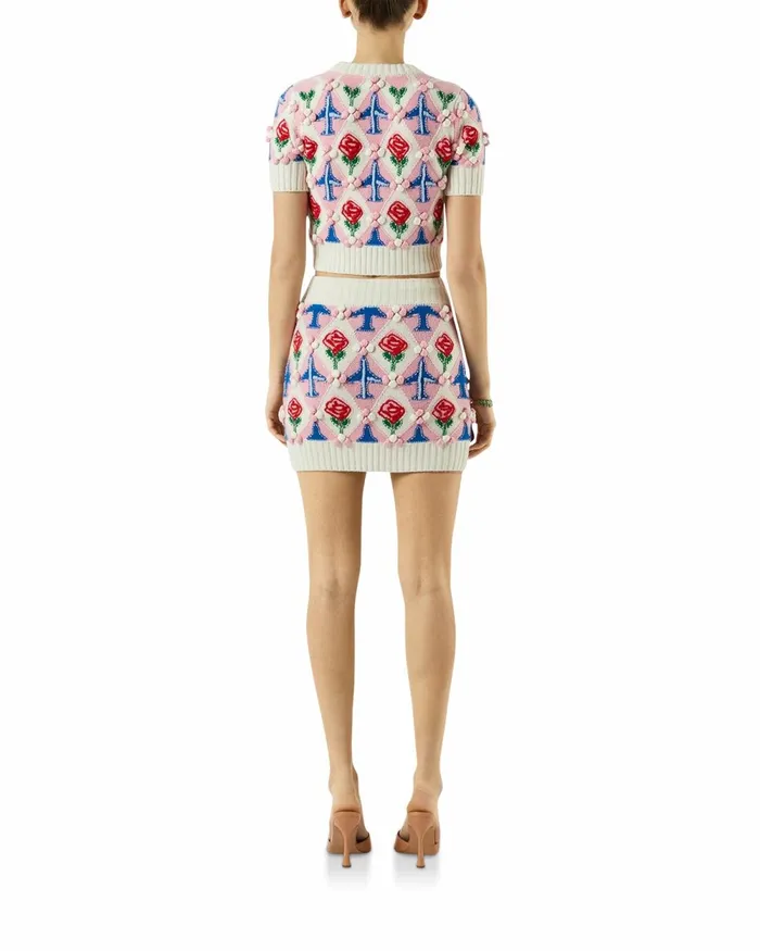 Casablanca Paris Knitwear Argyle Mini Skirt 8211 Women Casablanca Paris Knitwear Argyle Mini Skirt 8211 Women