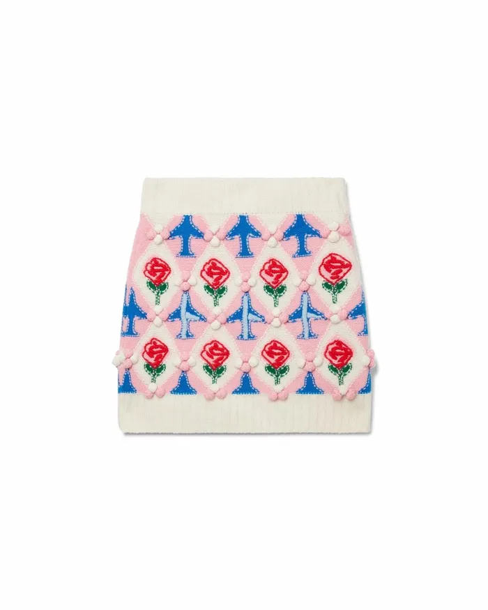 Casablanca Paris Knitwear Argyle Mini Skirt 8211 Women Casablanca Paris Knitwear Argyle Mini Skirt 8211 Women