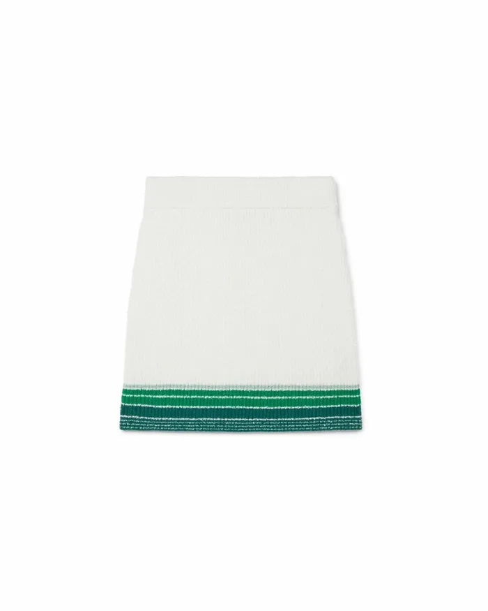 Casablanca Paris Knitwear Boucle Knit Mini Skirt 8211 Women