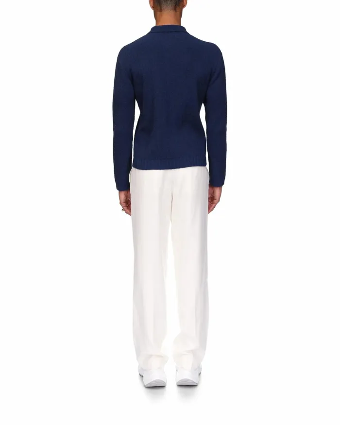 Casablanca Paris Knitwear Boucle Polo Shirt 8211 Men Casablanca Paris Knitwear Boucle Polo Shirt 8211 Men