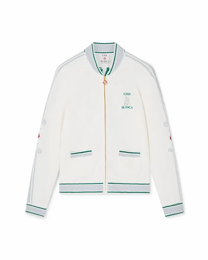 Casablanca Paris Knitwear Casa Club Jacket 8211 Men