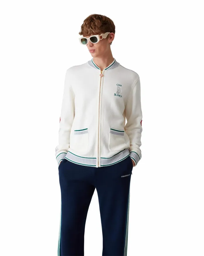 Casablanca Paris Knitwear Casa Club Jacket 8211 Men