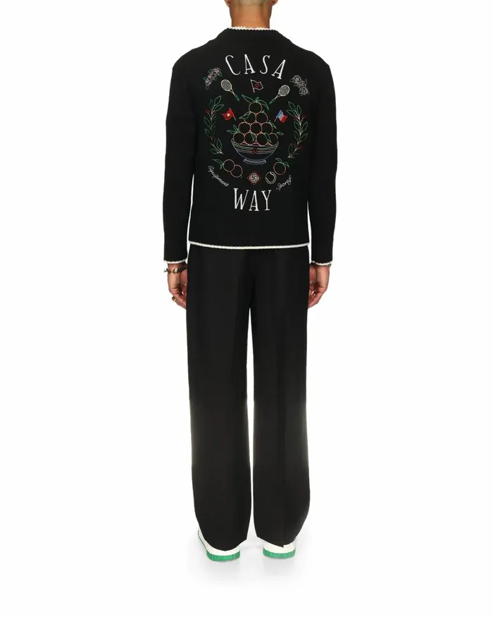 Casablanca Paris Knitwear Casa Way Cardigan 8211 MenWomen Casablanca Paris Knitwear Casa Way Cardigan 8211 MenWomen