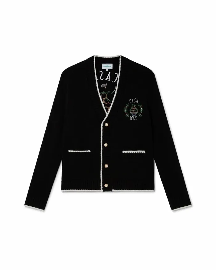 Casablanca Paris Knitwear Casa Way Cardigan 8211 MenWomen Casablanca Paris Knitwear Casa Way Cardigan 8211 MenWomen
