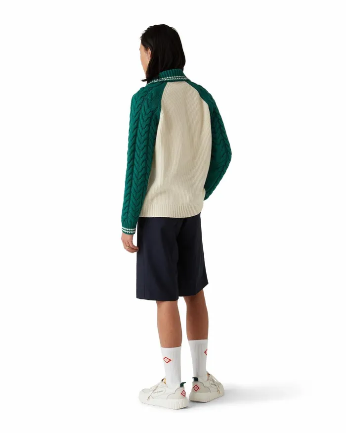 Casablanca Paris Knitwear Cashmere Cable Knit Jumper 8211 Men Casablanca Paris Knitwear Cashmere Cable Knit Jumper 8211 Men