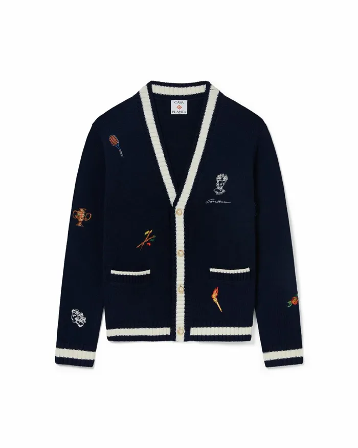 Casablanca Paris Knitwear Cashmere Cardigan 8211 MenWomen