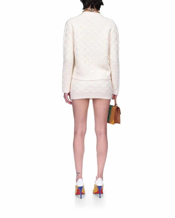 Casablanca Paris Knitwear Column Knit Cardigan 8211 Women Casablanca Paris Knitwear Column Knit Cardigan 8211 Women