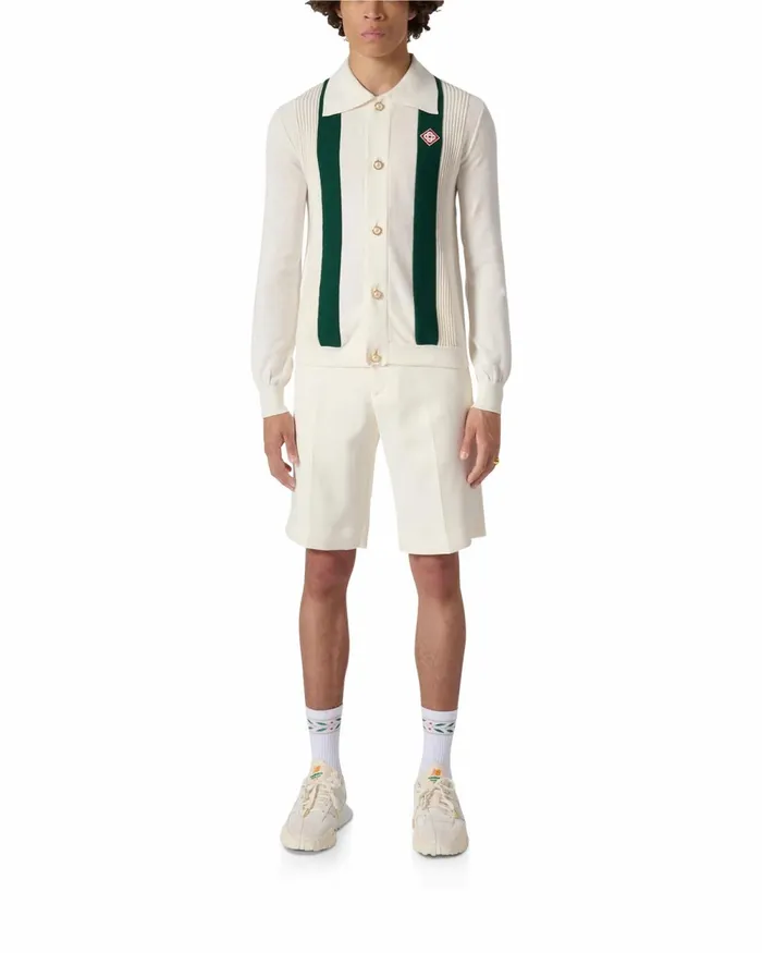 Casablanca Paris Knitwear Cotton Knit Cardigan 8211 Men Casablanca Paris Knitwear Cotton Knit Cardigan 8211 Men