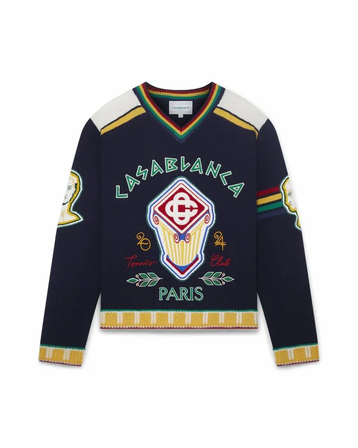 Casablanca Paris Knitwear Fraternity Jumper 8211 Men