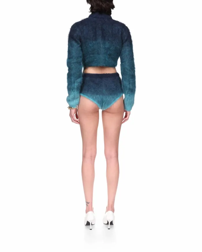 Casablanca Paris Knitwear Gradient Mohair High Neck Jumper 8211 Women Casablanca Paris Knitwear Gradient Mohair High Neck Jumper 8211 Women