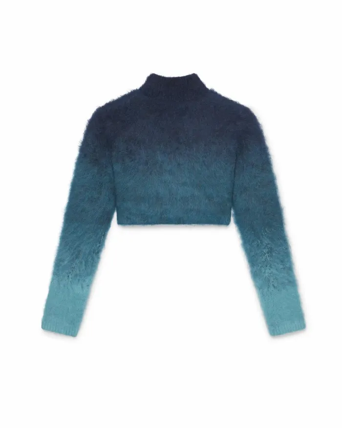 Casablanca Paris Knitwear Gradient Mohair High Neck Jumper 8211 Women Casablanca Paris Knitwear Gradient Mohair High Neck Jumper 8211 Women