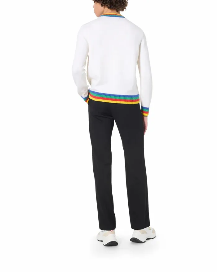 Casablanca Paris Knitwear Heart Boucle Jumper 8211 Men Casablanca Paris Knitwear Heart Boucle Jumper 8211 Men