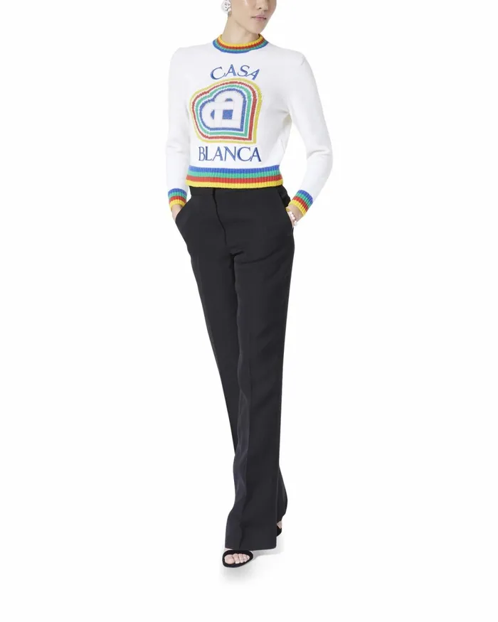 Casablanca Paris Knitwear Heart Casa Jumper 8211 Women Casablanca Paris Knitwear Heart Casa Jumper 8211 Women
