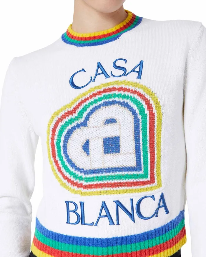 Casablanca Paris Knitwear Heart Casa Jumper 8211 Women Casablanca Paris Knitwear Heart Casa Jumper 8211 Women