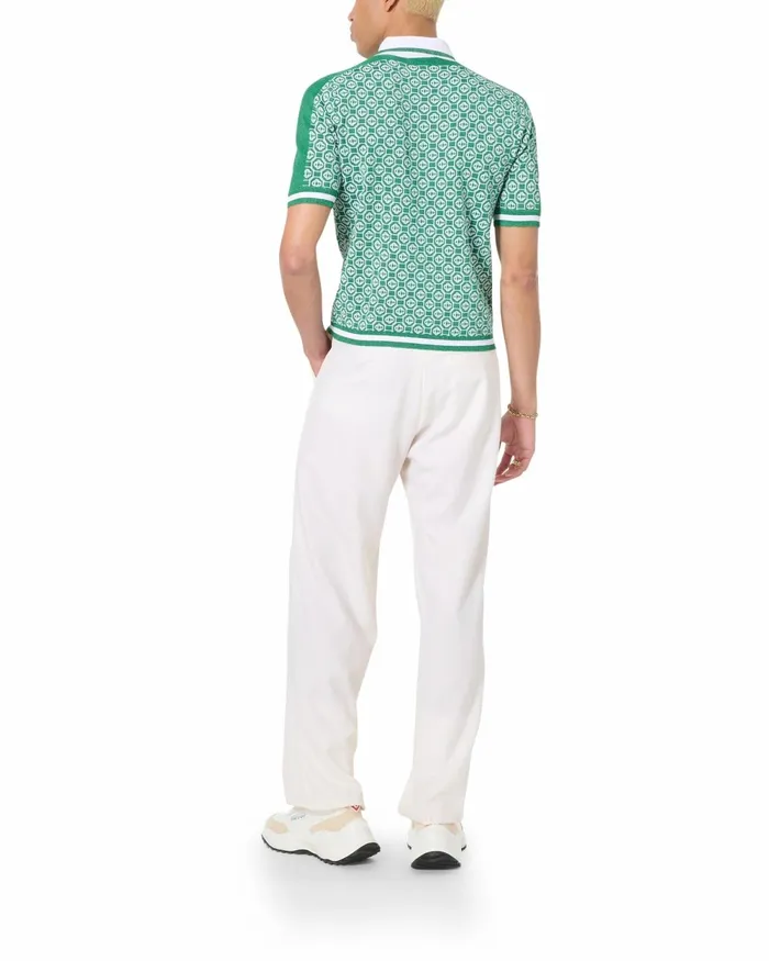 Casablanca Paris Knitwear Jacquard Polo 8211 Men Casablanca Paris Knitwear Jacquard Polo 8211 Men