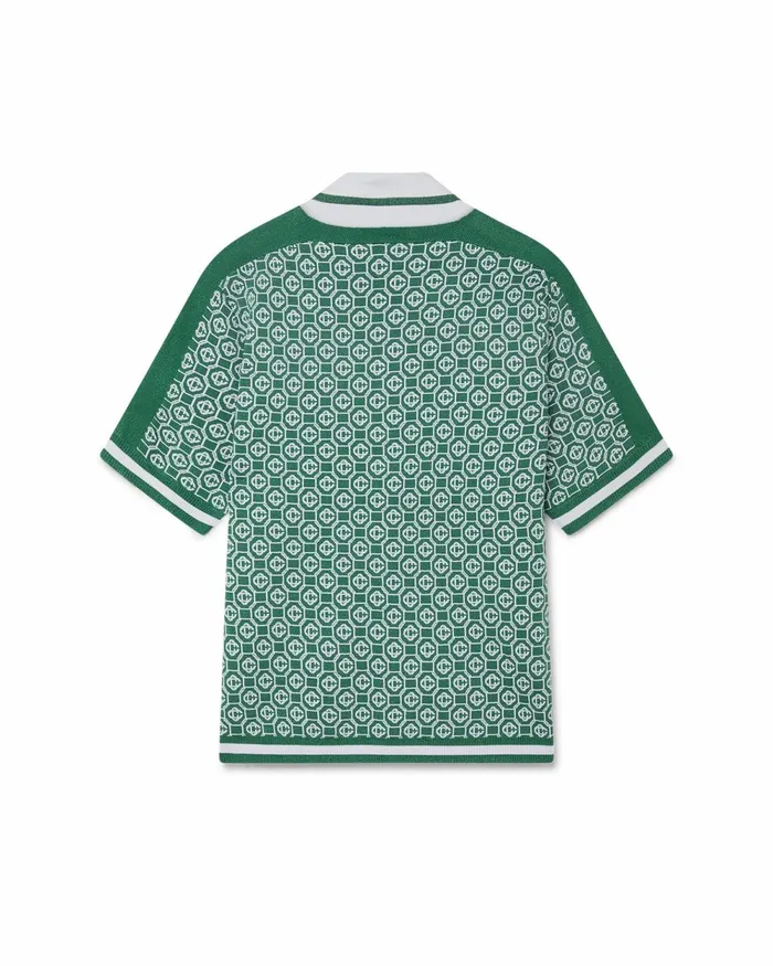 Casablanca Paris Knitwear Jacquard Polo 8211 Men Casablanca Paris Knitwear Jacquard Polo 8211 Men