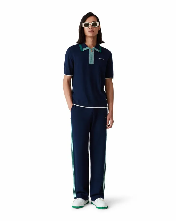 Casablanca Paris Knitwear Knit Tennis Polo Shirt 8211 Men