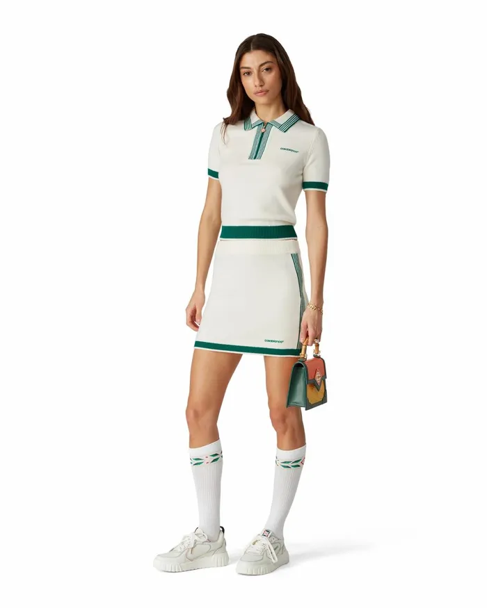 Casablanca Paris Knitwear Knit Tennis Skirt 8211 Women