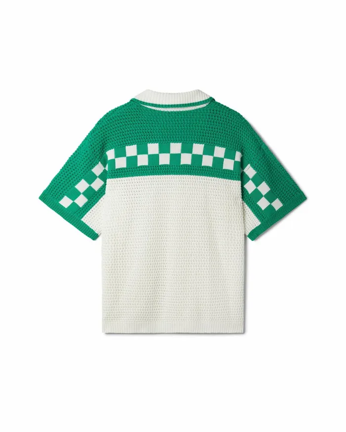 Casablanca Paris Knitwear Knitted Crochet Shirt 8211 Men Casablanca Paris Knitwear Knitted Crochet Shirt 8211 Men