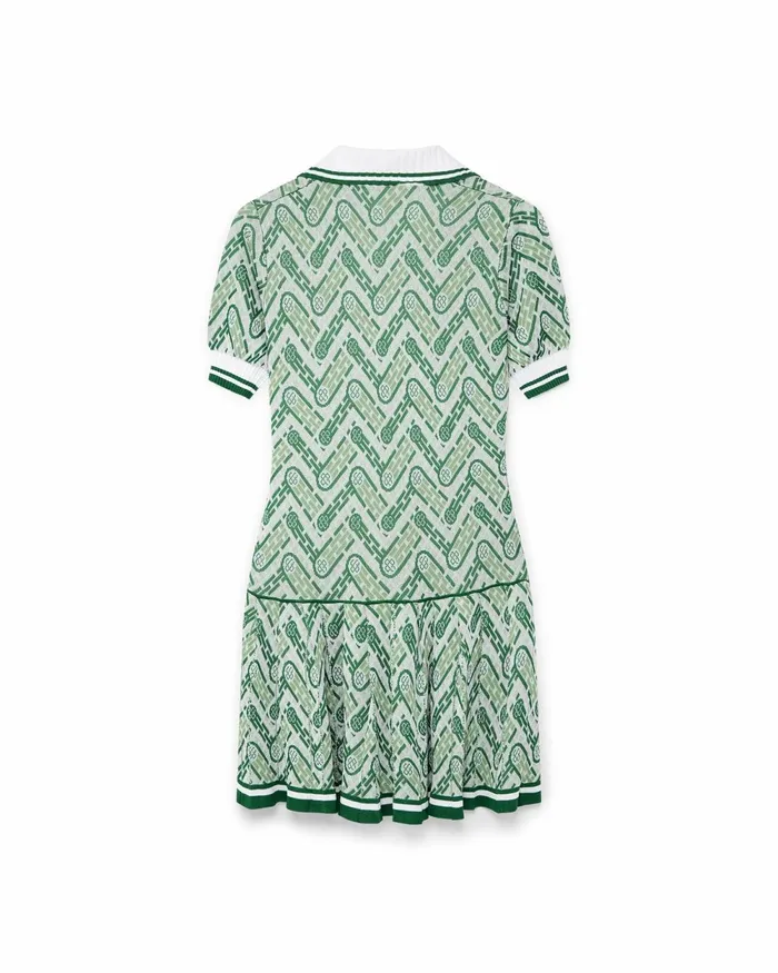 Casablanca Paris Knitwear Knitted Ping Pong Monogram Tennis Dress 8211 Women